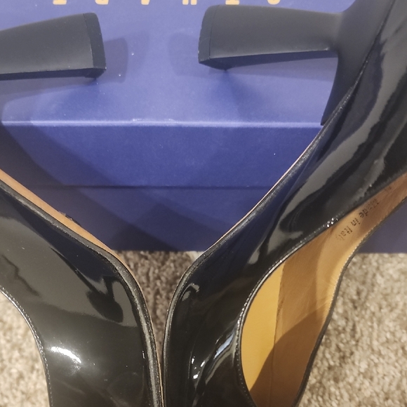 Bally Women's Shiny Black Heels - Picture 6 of 10